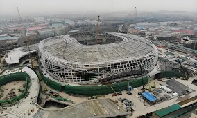 Raw Materials and Finished Products Entering the Site for Steel Structure Construction